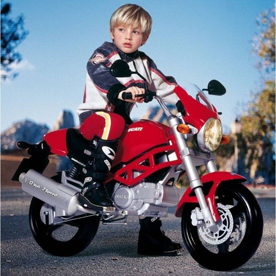 Электрический Ducati для детей