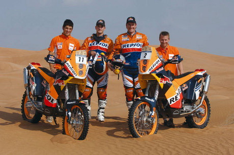 Конкуренты KTM на ралли Дакар-2012