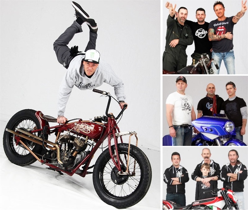 Победители чемпионата кастомайзинга на выставке Motor Bike Expo 2013. 