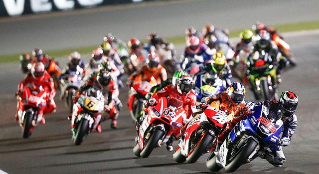 Призеры о первом этапе чемпионата MotoGP. 