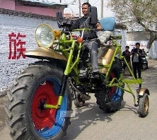 Разработан гигантский мотоцикл в Китае