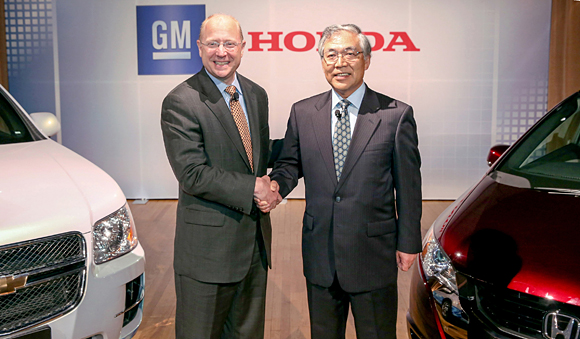 General Motors и Honda Motor будут сотрудничать в области разработки топливных элементов. 