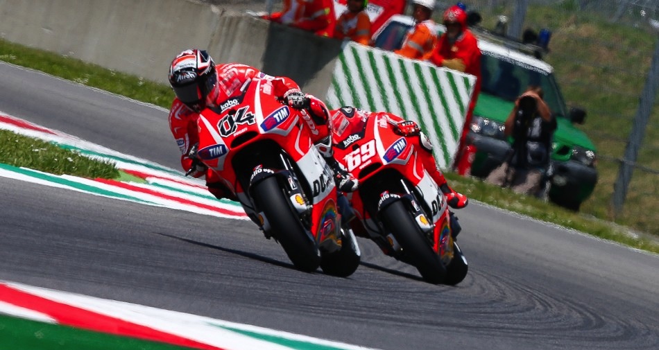 Гонщики Ducati вполне довольны тем, как проходят тесты в Мизано. 