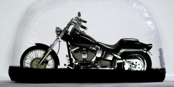 Виниловый пузырь для защиты мотоцикла
