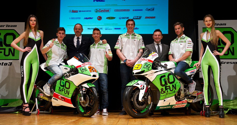 Команда Go&Fun Honda Gresini представила свои байки и своих гонщиков