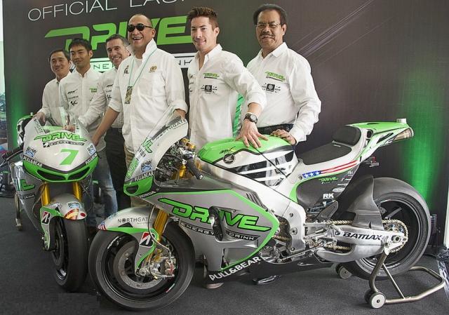 Команда Drive M7 Aspar Racing оделась в бело-зеленые тона