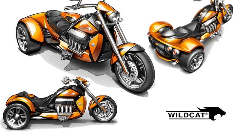 Sabertooth Motorcycles анонсировал трайки WildCat E и WildCat M. 