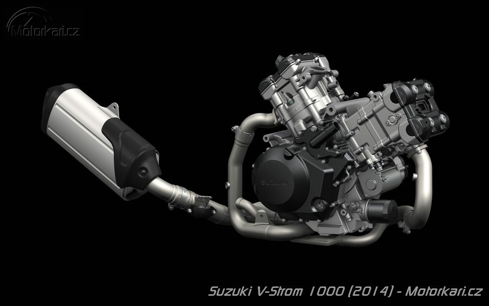 Двигатель  V-Strom 1000 от “Suzuki”