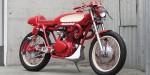 Кастом для Деда Мороза Honda CB350 Red Rocker