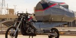 Американец сделал из мотоцикла дом на колесах