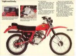 Информация по эксплуатации, максимальная скорость, расход топлива, фото и видео мотоциклов XR200 (1980)