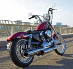Информация по эксплуатации, максимальная скорость, расход топлива, фото и видео мотоциклов XL 883L Seventy Two (2012)
