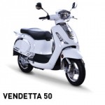 Информация по эксплуатации, максимальная скорость, расход топлива, фото и видео мотоциклов Vendetta 50 (2012)